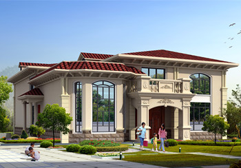 小開間大進(jìn)深的二層別墅設(shè)計圖紙，建在農(nóng)村就是一道風(fēng)景