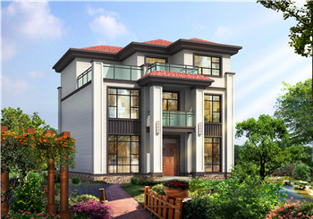 新農(nóng)村自建三層樓房設(shè)計(jì)圖紙，外觀簡(jiǎn)單大方