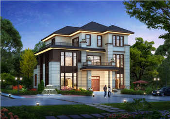 鄉(xiāng)村三層別墅施工圖紙帶效果圖，田園別墅設計圖紙推薦