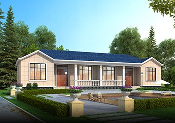 高顏值又實用的一層雙拼鄉(xiāng)村別墅設計圖，舒適度堪比豪宅