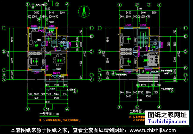 小型農(nóng)村三層別墅設(shè)計(jì)平面圖