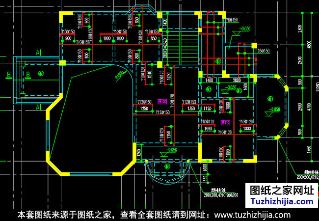 高檔別墅設(shè)計圖紙