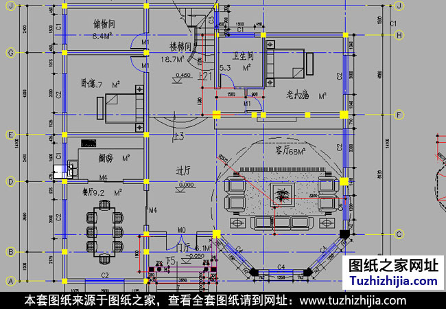最新別墅設(shè)計圖紙帶效果圖