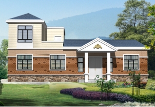 215平方米新農(nóng)村一層房屋建筑設計施工圖，17x12米15萬