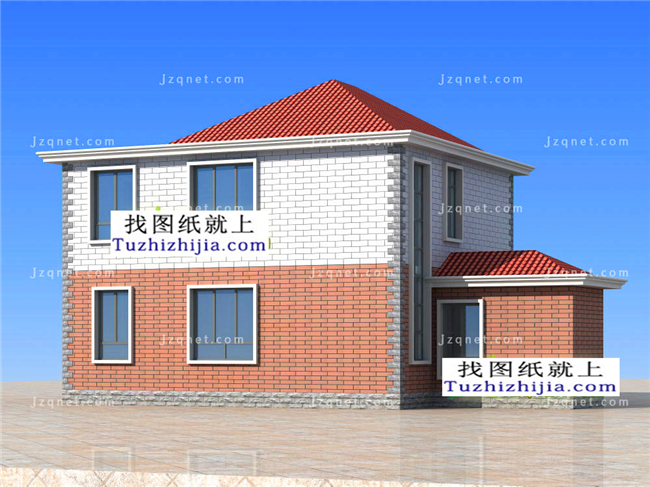 100平方米,新農(nóng)村二層房屋設(shè)計圖紙