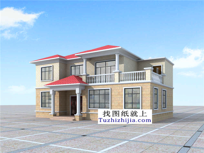 120平方米浙江新農(nóng)村二層自建房屋設(shè)計圖紙大全,14x9米