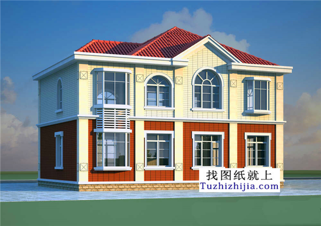 160平方米農(nóng)村實(shí)用型二層自建小別墅設(shè)計(jì)施工圖紙15米*10米