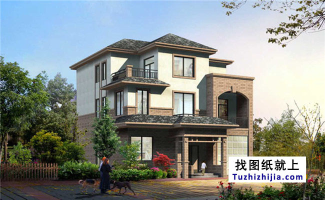 110平方米新農(nóng)村三層房屋設(shè)計圖紙