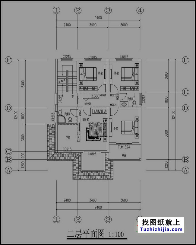 110平方米新農(nóng)村三層房屋設(shè)計圖紙
