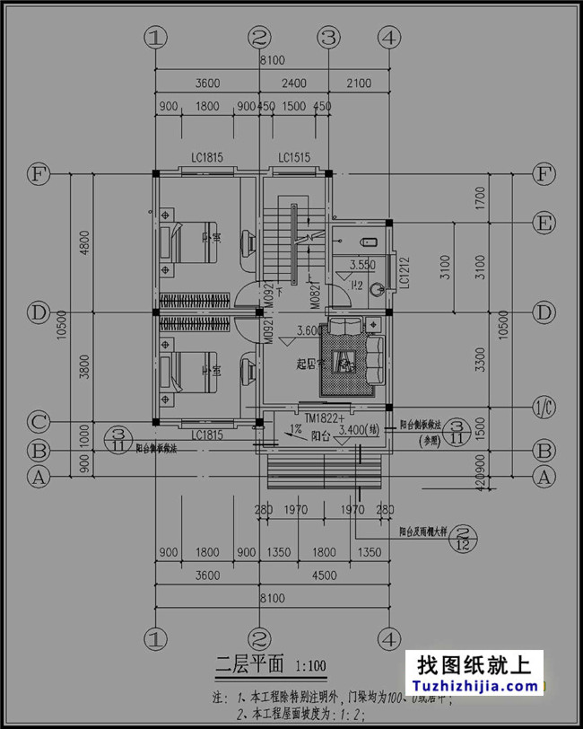 小型新農(nóng)村三層房屋設(shè)計(jì)圖紙