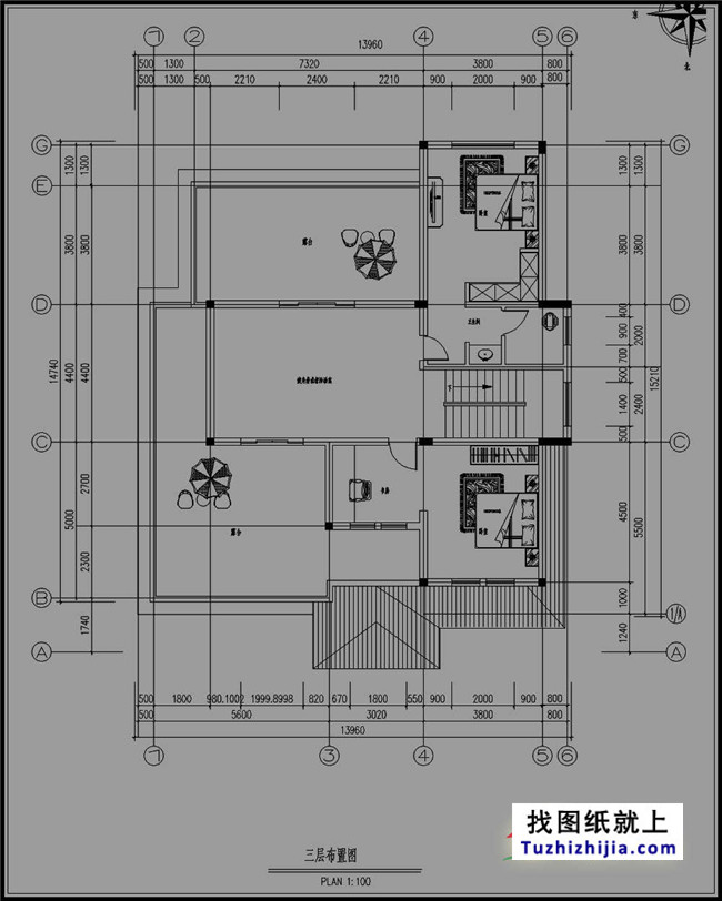 210平方米新農村三層別墅設計圖紙