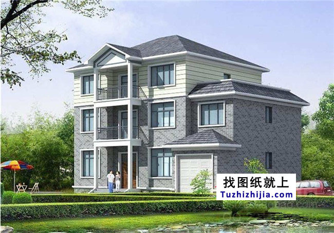 160平方米新農村三層別墅設計圖及效果圖