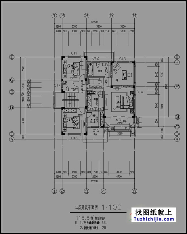 浙江新農(nóng)村三層別墅設計圖紙及效果圖