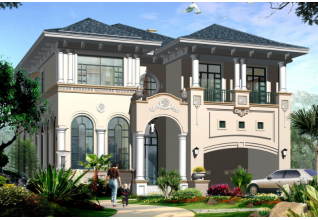 240平方米帶地下室二層豪華別墅施工設(shè)計(jì)圖紙，15x20米