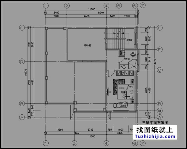 新農(nóng)村二層半房屋設(shè)計圖紙及效果圖