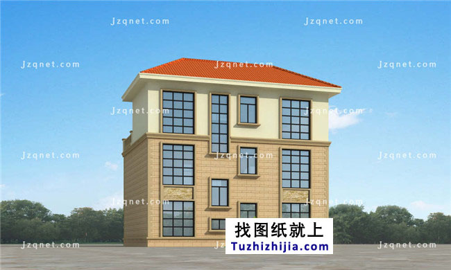 經(jīng)典三層小別墅設(shè)計圖紙（效果圖+全套cad建筑圖）