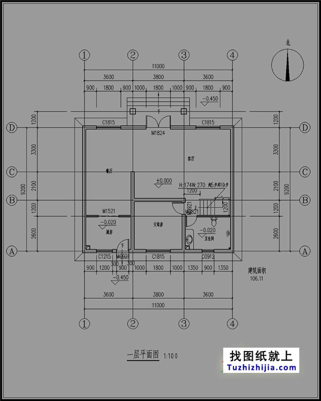 最新三層農(nóng)村別墅設(shè)計圖紙