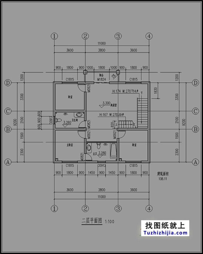 最新三層農(nóng)村別墅設(shè)計圖紙