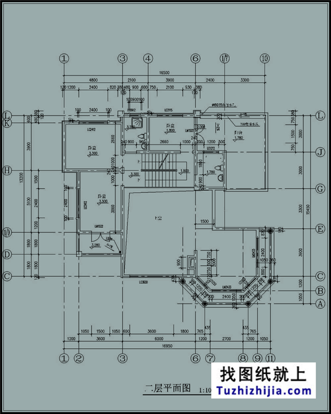 220平方米三層經(jīng)典豪華別墅農(nóng)村設(shè)計(jì)圖紙帶外觀效果圖,17X13米