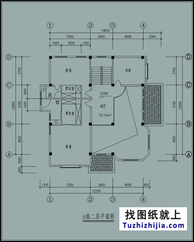  145平方米三層建筑施工設(shè)計(jì)圖紙及效果圖,12X13米
