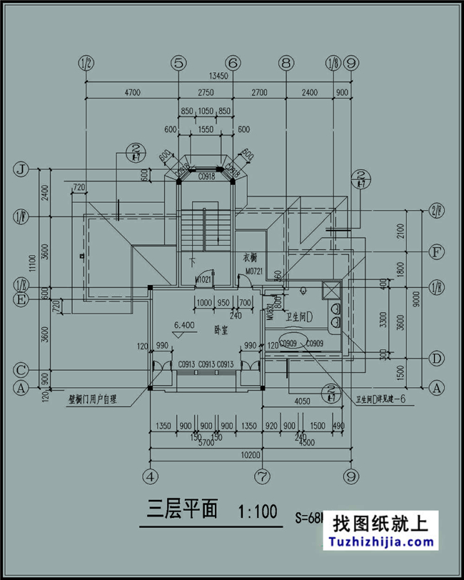 220平方米帶地下室的農(nóng)村三層別墅建筑設(shè)計圖紙帶外觀,17x13米