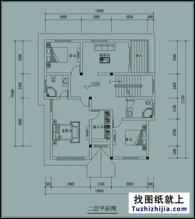 110平方米三層自建別墅設(shè)計建筑圖紙及效果圖,11X11米