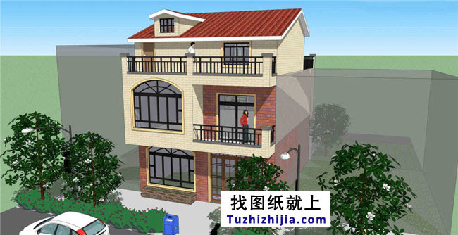 新農(nóng)村自建房三層房屋設(shè)計(jì)圖紙