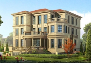 造價(jià)50萬(wàn)豪華型三層別墅設(shè)計(jì)圖紙及效果圖15x19米300平方米