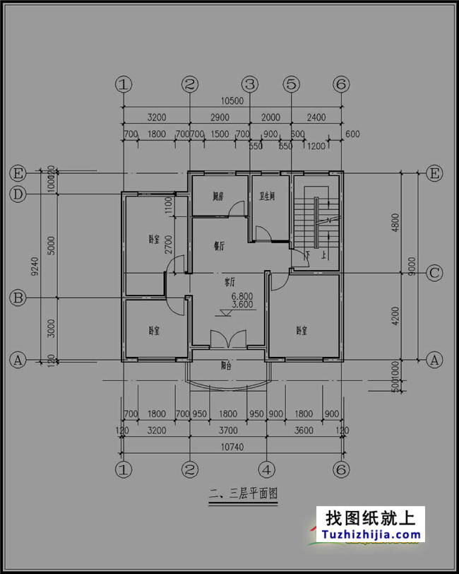 占地100平新農村三層房屋設計圖紙及效果圖