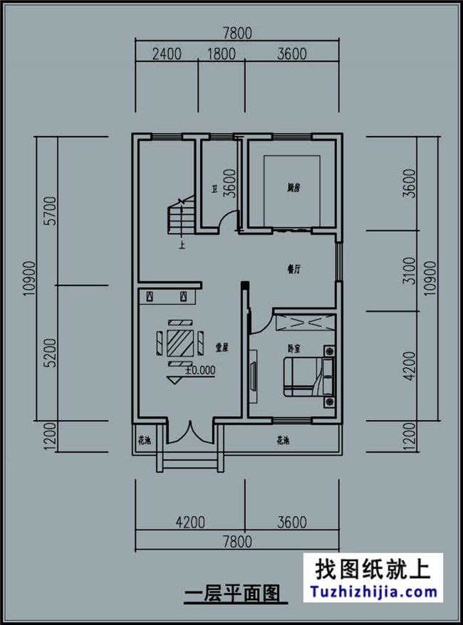 造價(jià)：15萬(wàn),農(nóng)村徽派風(fēng)格三層自建別墅設(shè)計(jì)圖,8X11米90平方米