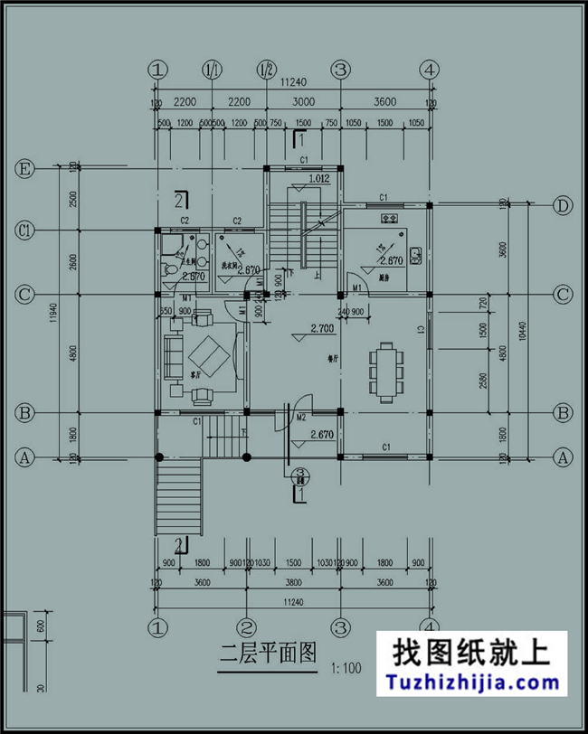 造價:28萬,135平方米農(nóng)村三層別墅設計圖帶外觀，11x12米