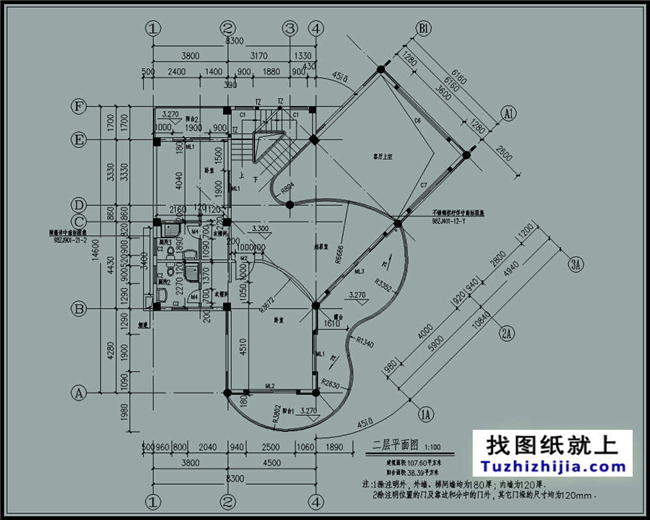 造價(jià):40萬,150平方米現(xiàn)代鋼結(jié)構(gòu)別墅設(shè)計(jì)圖及效果圖,8X14米