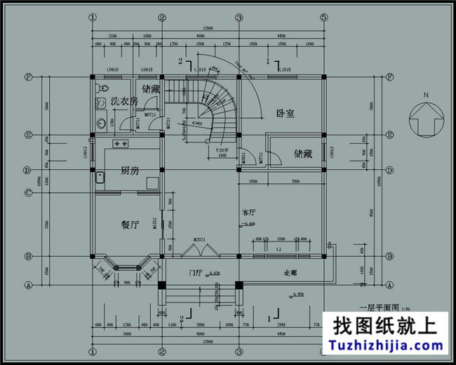 造價(jià):26萬,120平方米三層自建農(nóng)村別墅設(shè)計(jì)方案,12X11米