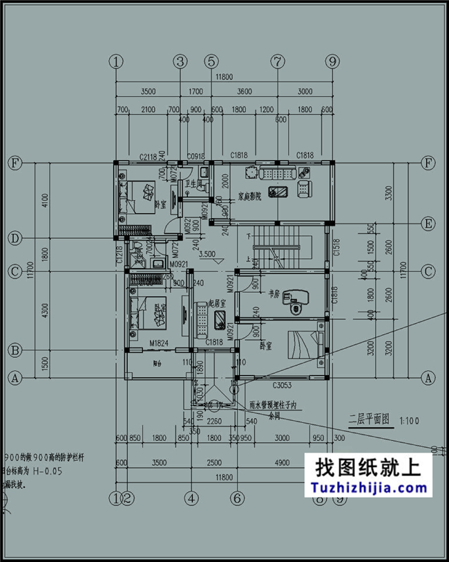 造價:32萬,140平方米農(nóng)村三層別墅設(shè)計圖，12x12米