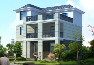 120平方米新農(nóng)村自建別墅設(shè)計(jì)施工圖紙及效果圖