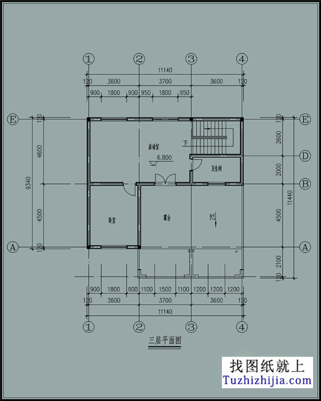 120平方木新農(nóng)村自建別墅設(shè)計(jì)施工圖紙及效果圖