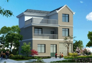 15萬(wàn)左右的三層新農(nóng)村自建房屋別墅施工設(shè)計(jì)CAD圖