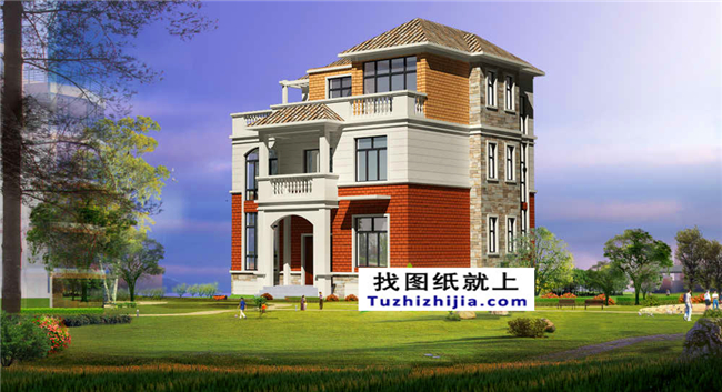 25萬左右的自建新農(nóng)村房屋設(shè)計(jì)圖紙及效果圖