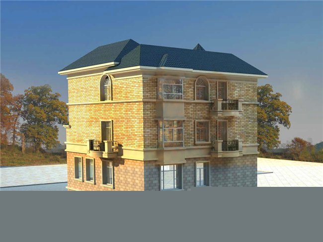 造價(jià)40多萬(wàn)的歐式復(fù)式型三層別墅設(shè)計(jì)圖紙及效果圖