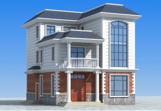 【農(nóng)村別墅設(shè)計(jì)圖紙及效果圖大全】三層帶露臺(tái)設(shè)計(jì)