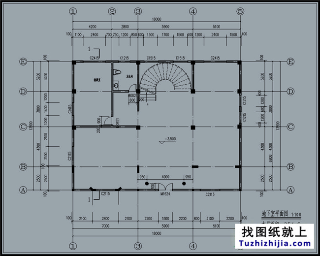 230平米歐式帶地下室三層自建別墅設(shè)計施工圖紙及效果圖