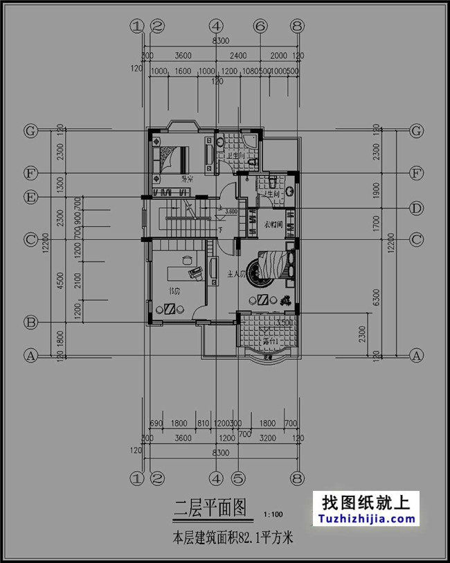 90平方米三層小別墅設(shè)計圖紙，帶效果圖