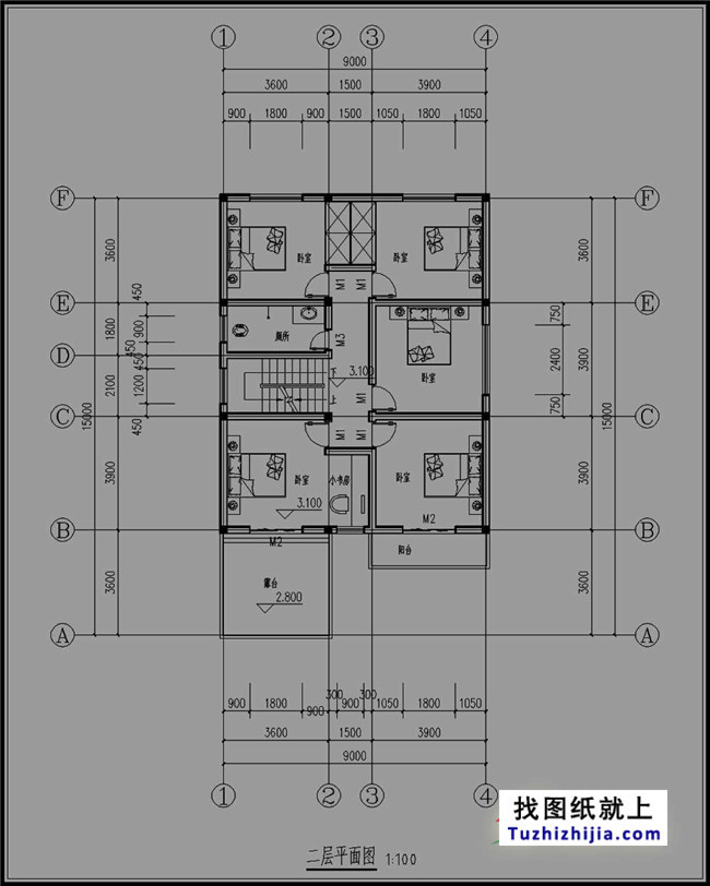 帶小院新農(nóng)村房屋設(shè)計(jì)圖紙