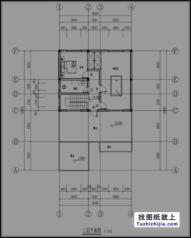 帶小院新農(nóng)村房屋設(shè)計(jì)圖紙