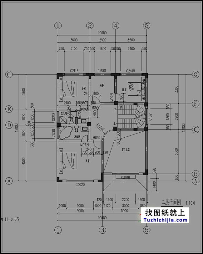 130平方米新農(nóng)村三層房屋設(shè)計圖紙