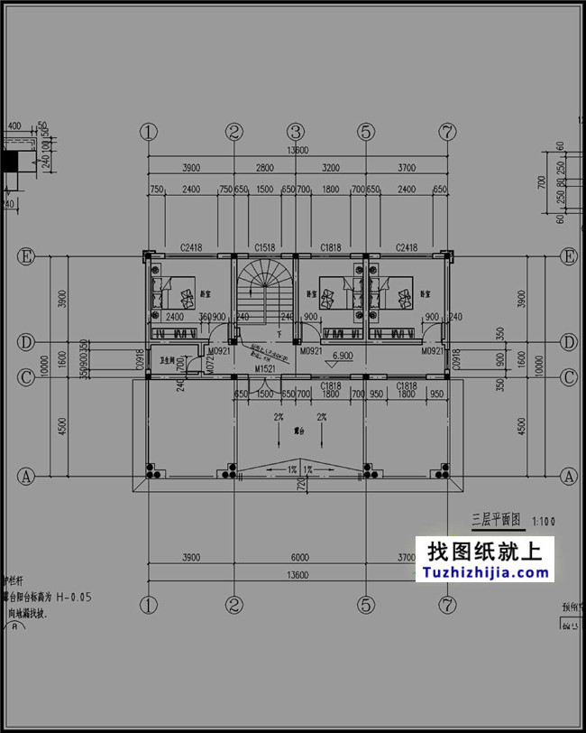 150平方米三層農村房屋設計圖（效果圖+全套施工圖）