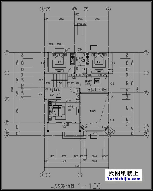廣東新農(nóng)村三層別墅設(shè)計(jì)圖紙及效果圖