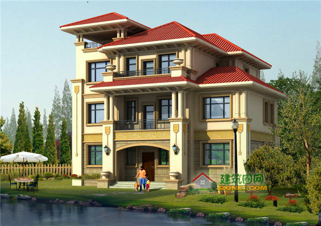 帶地下室三層新農(nóng)村房屋設(shè)計(jì)圖紙