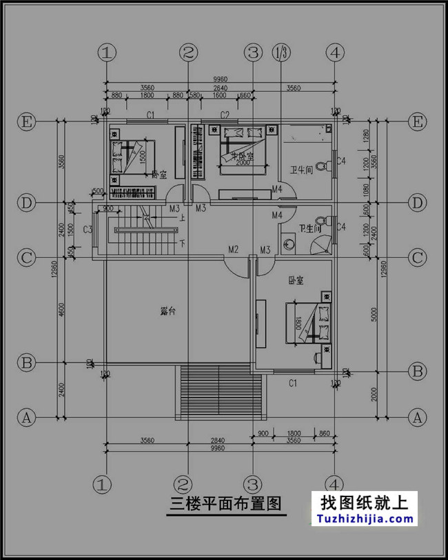 自建三層樓房設(shè)計(jì)圖紙，新農(nóng)村住宅圖紙推薦