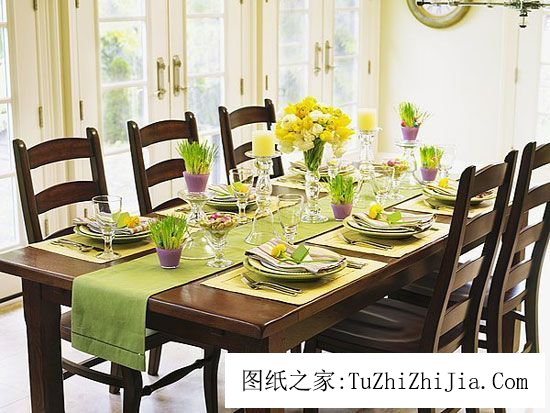 家居風(fēng)景達(dá)人 餐桌擺放也有講究